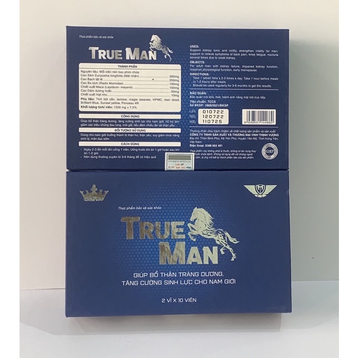 Viên uống True Man-giúp tăng cường sinh lý nam